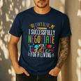 Toddler Negotiator Preschool Teacher Humor Babysitters Men's Casual T-Shirt Navy Toddler Negotiator Preschool Teacher Humor Babysitters Men's Casual T-Shirt Navy