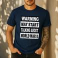 Vintage Historian Shirt History Teacher Co Retro WW2 History Teacher Men's Casual T-Shirt Navy Vintage Historian Shirt History Teacher Co Retro WW2 History Teacher Men's Casual T-Shirt Navy
