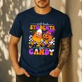 Will Trade Students For Candy Teacher Halloween Men's Casual T-Shirt Navy Will Trade Students For Candy Teacher Halloween Men's Casual T-Shirt Navy