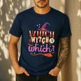 Which Witch Is Which Halloween English Teacher Men's Casual T-Shirt Navy Which Witch Is Which Halloween English Teacher Men's Casual T-Shirt Navy