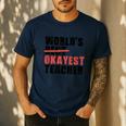 World's Best Okayest Teacher ACY025a For Men Women Men's Casual T-Shirt Navy World's Best Okayest Teacher ACY025a For Men Women Men's Casual T-Shirt Navy