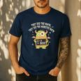 They Did The Math They Did The Monster Math Teacher Student Men's Casual T-Shirt Navy They Did The Math They Did The Monster Math Teacher Student Men's Casual T-Shirt Navy