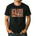 100 Days Of School Music Teacher Men's Casual T-Shirt Black 100 Days Of School Music Teacher Men's Casual T-Shirt Black