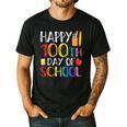 100 Days Of School Teacher And Student Men's Casual T-Shirt Black