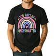 100th Day Of Kindergarten Teacher Kids 100 Days Smarter Men's Casual T-Shirt Black 100th Day Of Kindergarten Teacher Kids 100 Days Smarter Men's Casual T-Shirt Black