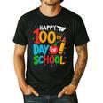 100th Day Of School Teachers Kids Happy 100 Days Men's Casual T-Shirt Black 100th Day Of School Teachers Kids Happy 100 Days Men's Casual T-Shirt Black