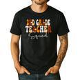 2nd Grade Teacher Squad Cute Women Groovy Fall Autumn Lovers Men's Casual T-Shirt Black 2nd Grade Teacher Squad Cute Women Groovy Fall Autumn Lovers Men's Casual T-Shirt Black