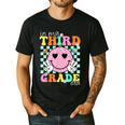 In My 3rd Grade Era Back To School Smile Face Teacher Kid Men's Casual T-Shirt Black In My 3rd Grade Era Back To School Smile Face Teacher Kid Men's Casual T-Shirt Black