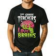 3rd Grade Teachers Love Brains Zombie Teacher Halloween Men's Casual T-Shirt Black 3rd Grade Teachers Love Brains Zombie Teacher Halloween Men's Casual T-Shirt Black
