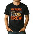 4th Grade Boo Crew Teacher Student Halloween Men's Casual T-Shirt Black 4th Grade Boo Crew Teacher Student Halloween Men's Casual T-Shirt Black