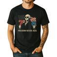6-7 7-6 George Washington Freedom For Teachers Men's Casual T-Shirt Black 6-7 7-6 George Washington Freedom For Teachers Men's Casual T-Shirt Black