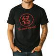 6 7 Brainrot Elementary Teacher Meme 67 Six Seven Men's Casual T-Shirt Black 6 7 Brainrot Elementary Teacher Meme 67 Six Seven Men's Casual T-Shirt Black