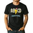 ABCD Highway To Spell Pencil Teacher & Student Font Me Men's Casual T-Shirt Black