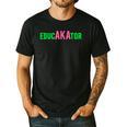 Aka Educator Educators & Teacher Crew School Squad Men's Casual T-Shirt Black