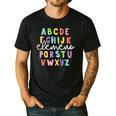 Alphabet ABC Elemeno Teacher Student Back To School Men's Casual T-Shirt Black Alphabet ABC Elemeno Teacher Student Back To School Men's Casual T-Shirt Black