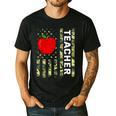 American Flag Camouflage Teacher Patriotic 4th Of July Men's Casual T-Shirt Black American Flag Camouflage Teacher Patriotic 4th Of July Men's Casual T-Shirt Black
