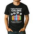 Art Teacher COMPLIMENTARY Colors Always Have Things To Say Men's Casual T-Shirt Black Art Teacher COMPLIMENTARY Colors Always Have Things To Say Men's Casual T-Shirt Black