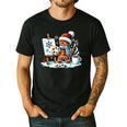Artist Gingerbread Painter Art Teacher Student Christmas Men's Casual T-Shirt Black Artist Gingerbread Painter Art Teacher Student Christmas Men's Casual T-Shirt Black