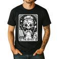 Artist Tarot Card Skeleton Painter Art Teacher Witchy Men's Casual T-Shirt Black Artist Tarot Card Skeleton Painter Art Teacher Witchy Men's Casual T-Shirt Black
