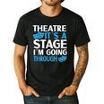 Theater Teacher Drama Teacher Theater Nerd Actor Men Women Kids Men's Casual T-Shirt Black