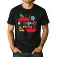 Attendance Matters Teacher Apple For Back To School Men's Casual T-Shirt Black Attendance Matters Teacher Apple For Back To School Men's Casual T-Shirt Black
