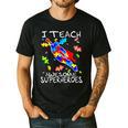 Autism Awareness Teacher I Teach Awesome Superheroes Men's Casual T-Shirt Black Autism Awareness Teacher I Teach Awesome Superheroes Men's Casual T-Shirt Black