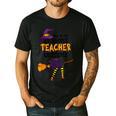 This Is My Awesome Teacher Costume Halloween Witch Men's Casual T-Shirt Black