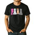 Back To School Teacher Para Preppy Checkered Para Life Men's Casual T-Shirt Black Back To School Teacher Para Preppy Checkered Para Life Men's Casual T-Shirt Black