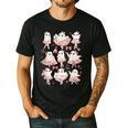 Ballet Ghost Ballet Dancer Spooky Dance Halloween Teacher Men's Casual T-Shirt Black Ballet Ghost Ballet Dancer Spooky Dance Halloween Teacher Men's Casual T-Shirt Black