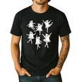 Ballet Ghost Dancer Spooky Dance Teacher Halloween Costume Men's Casual T-Shirt Black