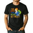 Beauty Teacher Take Chances Make Mistakes Get Messy Men's Casual T-Shirt Black Beauty Teacher Take Chances Make Mistakes Get Messy Men's Casual T-Shirt Black