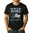 Blues Music Band Lover Vintage Guitar Teacher Blues Men's Casual T-Shirt Black Blues Music Band Lover Vintage Guitar Teacher Blues Men's Casual T-Shirt Black