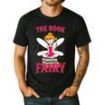 The Book Fairy Reading Teacher Librarian T-Shirt Men's Casual T-Shirt Black