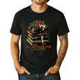 All Booked For Christmas Christmas Book Tree For Teacher For Men Women Kids Men's Casual T-Shirt Black All Booked For Christmas Christmas Book Tree For Teacher For Men Women Kids Men's Casual T-Shirt Black