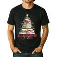 All Booked For Christmas Xmas Tree Teacher Holiday Pajamas Men's Casual T-Shirt Black All Booked For Christmas Xmas Tree Teacher Holiday Pajamas Men's Casual T-Shirt Black