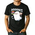 Books Halloween Librarian Teacher Reader Reading Book Lover Men's Casual T-Shirt Black Books Halloween Librarian Teacher Reader Reading Book Lover Men's Casual T-Shirt Black
