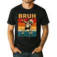 Bruh It's Field Day Teacher Happy Field Day Dabbing Boy Men's Casual T-Shirt Black Bruh It's Field Day Teacher Happy Field Day Dabbing Boy Men's Casual T-Shirt Black