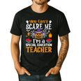 You Can't Scare Me I'm A Special Education Teacher Halloween Men's Casual T-Shirt Black