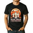 You Can't Scare Me I Teach Middle School Teacher Halloween Men's Casual T-Shirt Black