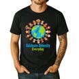 Celebrate Diversity Everyday Teachers & School Student Men's Casual T-Shirt Black Celebrate Diversity Everyday Teachers & School Student Men's Casual T-Shirt Black
