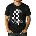 Checkered Fourth Grade Back To School Teachers Students Men's Casual T-Shirt Black