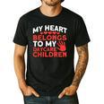 Childcare My Heart Belongs To Children Daycare Teacher Men Women Men's Casual T-Shirt Black