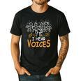 Choir Teacher I Hear Voices Chorister Church Choral Music Men's Casual T-Shirt Black
