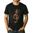 Christmas Musical Note Music Lover Teacher Sing Carols Jesus Men's Casual T-Shirt Black Christmas Musical Note Music Lover Teacher Sing Carols Jesus Men's Casual T-Shirt Black