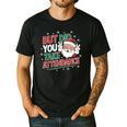 Christmas Teacher Surprise Did You Take Attendance Men's Casual T-Shirt Black Christmas Teacher Surprise Did You Take Attendance Men's Casual T-Shirt Black
