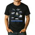 Cloud Watcher Cloud Types Science Student Teacher Cute Faces Men's Casual T-Shirt Black