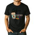 Coffee Gives Me Teacher Power Teacher Elementary Women Men's Casual T-Shirt Black