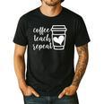 Coffee Teach Repeat Women's Misses Plus Size Teacher Men's Casual T-Shirt Black Coffee Teach Repeat Women's Misses Plus Size Teacher Men's Casual T-Shirt Black