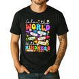 Color The World With Kindness Crayon Positivity Teacher Men's Casual T-Shirt Black Color The World With Kindness Crayon Positivity Teacher Men's Casual T-Shirt Black