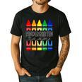 Colorful Crayon Kindergarten Team Tee For Teachers Students Men Women Kids Men's Casual T-Shirt Black